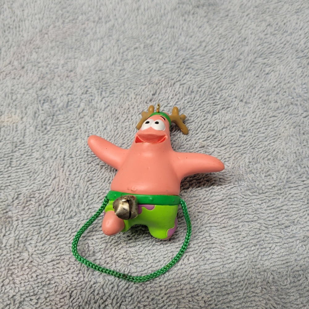 SpongeBob SquarePants Patrick Star Reindeer Christmas Ornament PVC Figure
